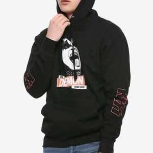Hot Topic Kiss The Demon Rock God Hoodie - Size Large